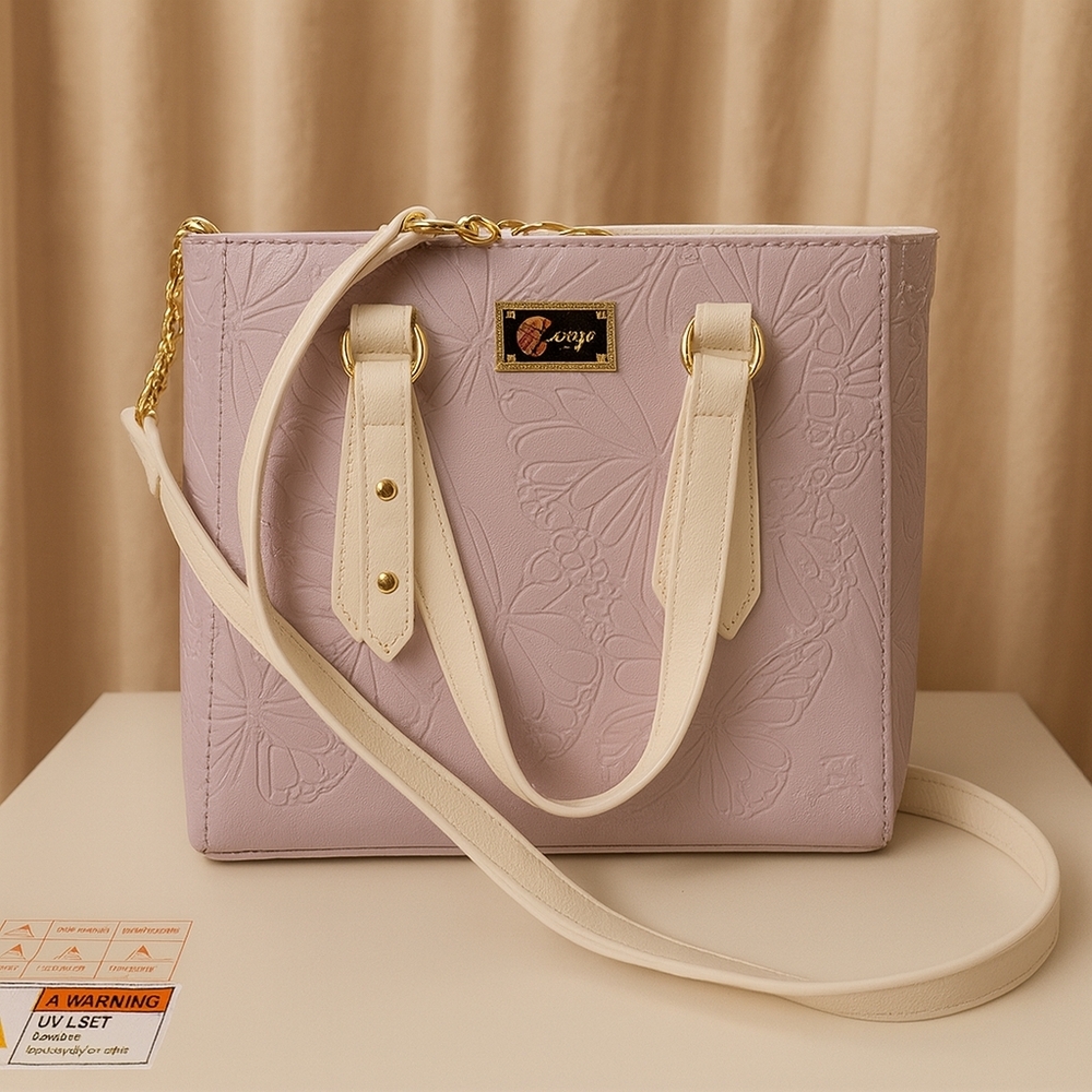 Betsey Johnson bag with butterfly embossing